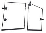 Polaris General 1000 4-Door Hard Cab Enclosure | Hinged Crystal-Clear Doors