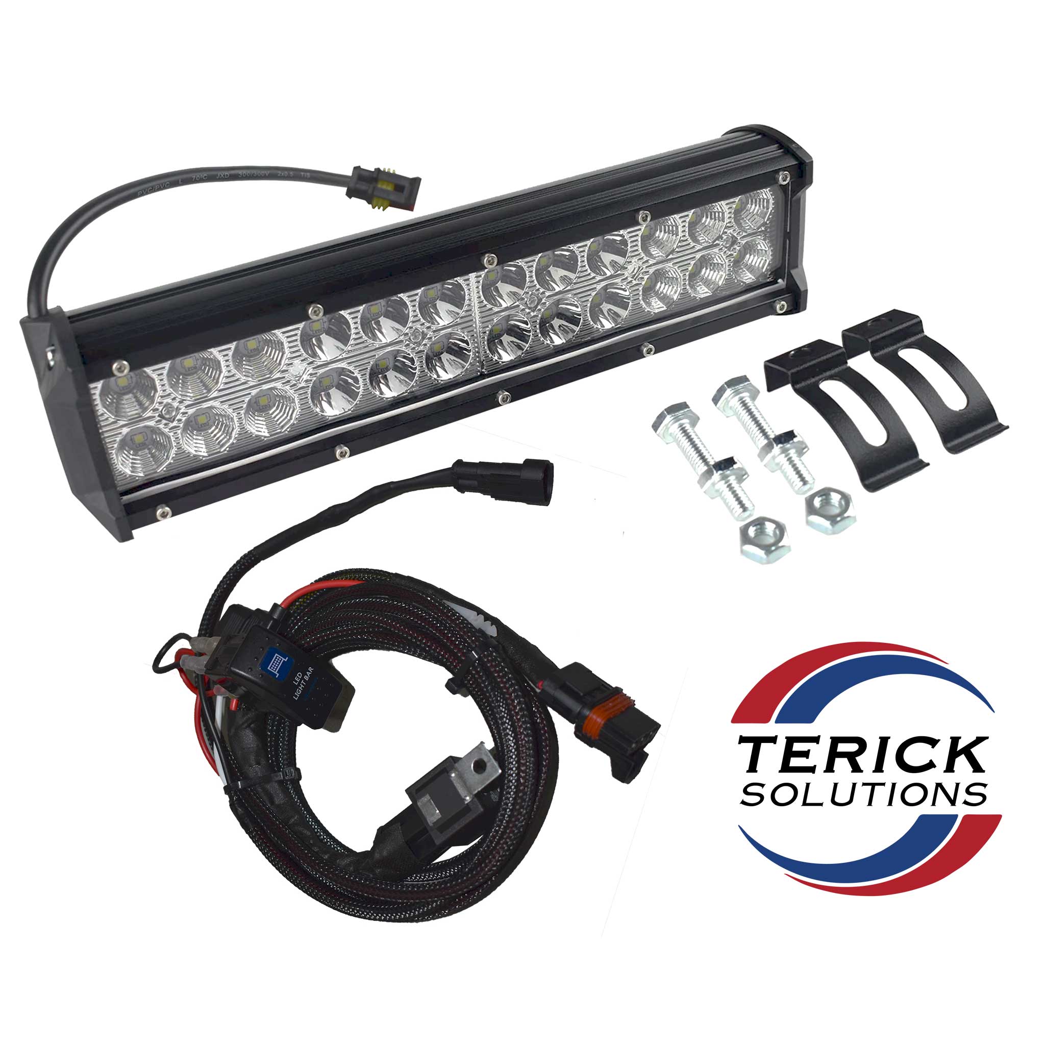 Photo of 12" Light Bar Kit by Terick Solutions - Premium Motor Vehicle Lighting for UTVs / Side by Sides