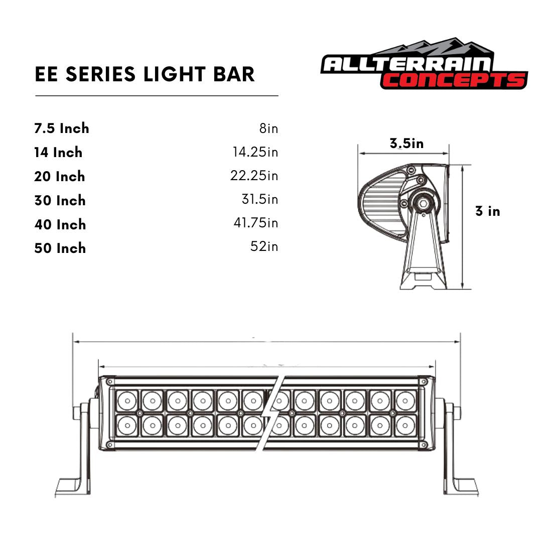 Photo of EE SERIES Light Bars by All Terrain Concepts - Premium Light Bars for UTVs / Side by Sides