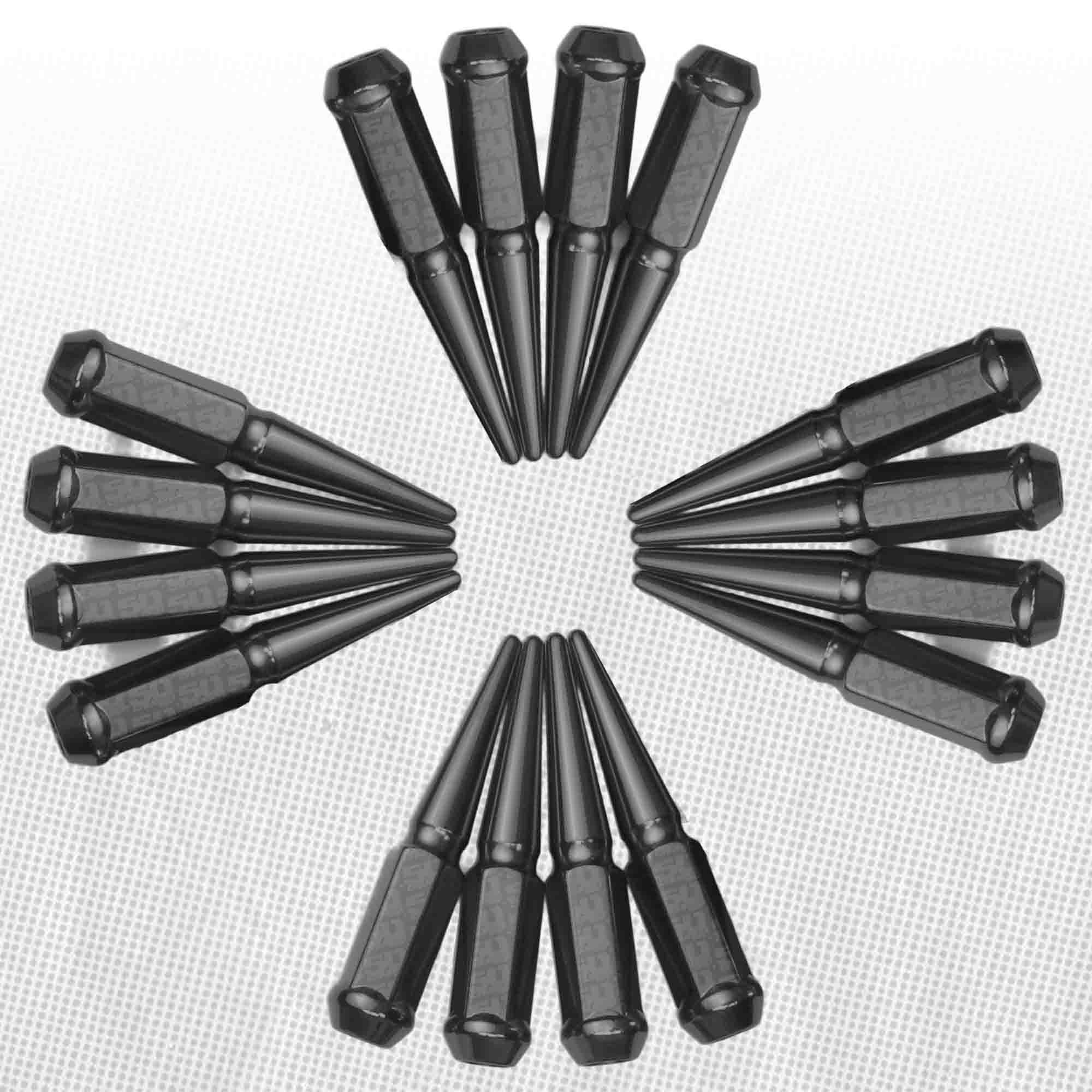 1/2 Inch Extended Spike Lug Nuts - 60 Degree Taper Seat