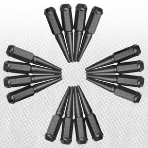 50 Caliber Racing 12x1.5mm Extended Spike Lug Nuts - 60 Degree Taper Seat