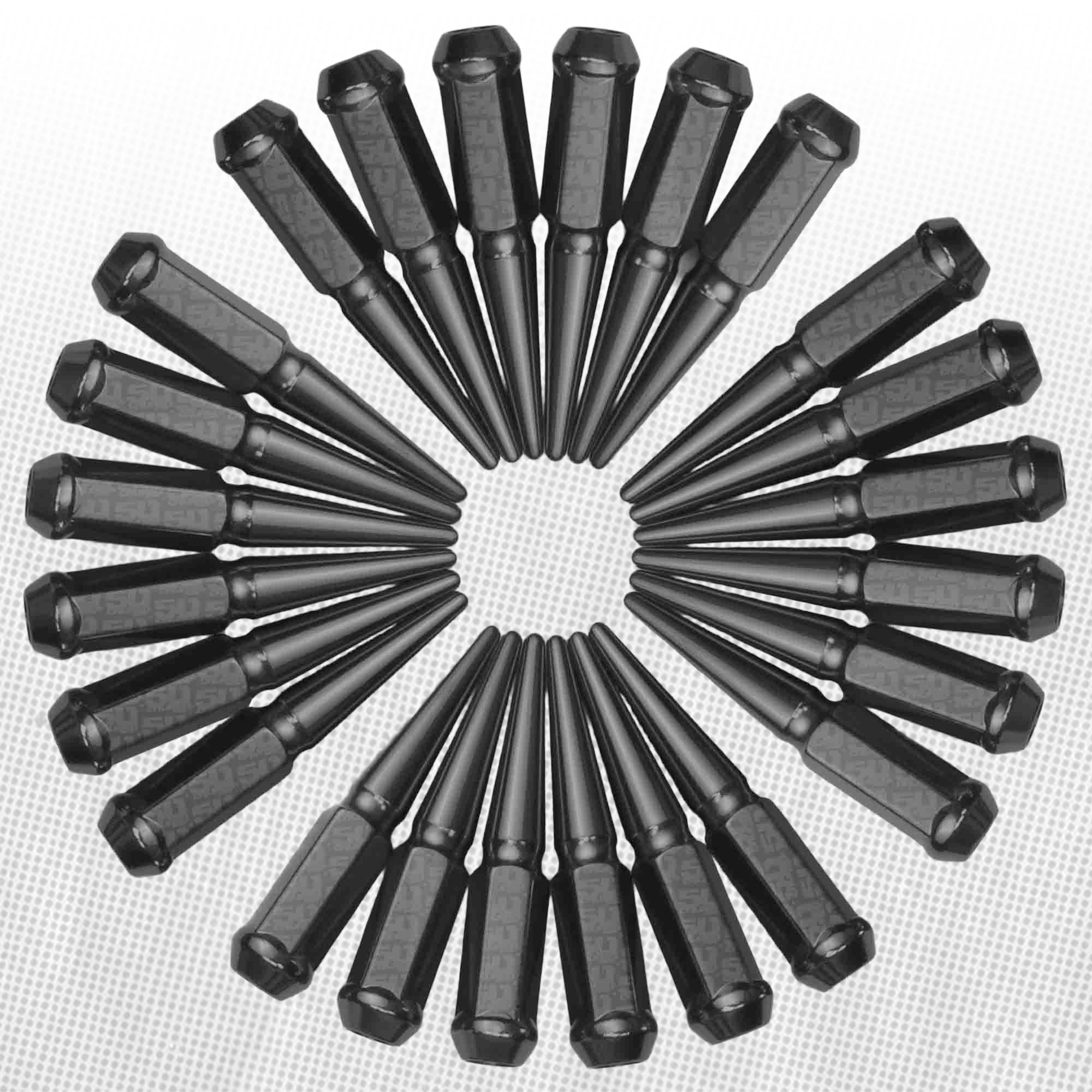 14x2.0mm Extended Spike Lug Nuts - 60 Degree Taper Seat