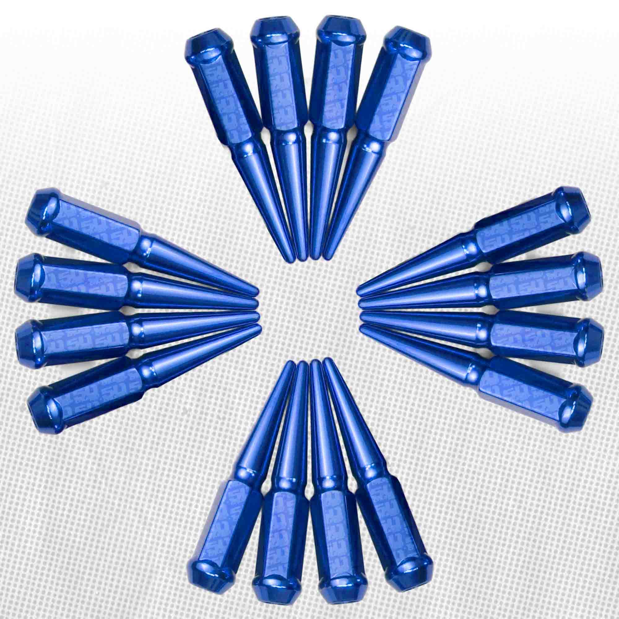 1/2 Inch Extended Spike Lug Nuts - 60 Degree Taper Seat