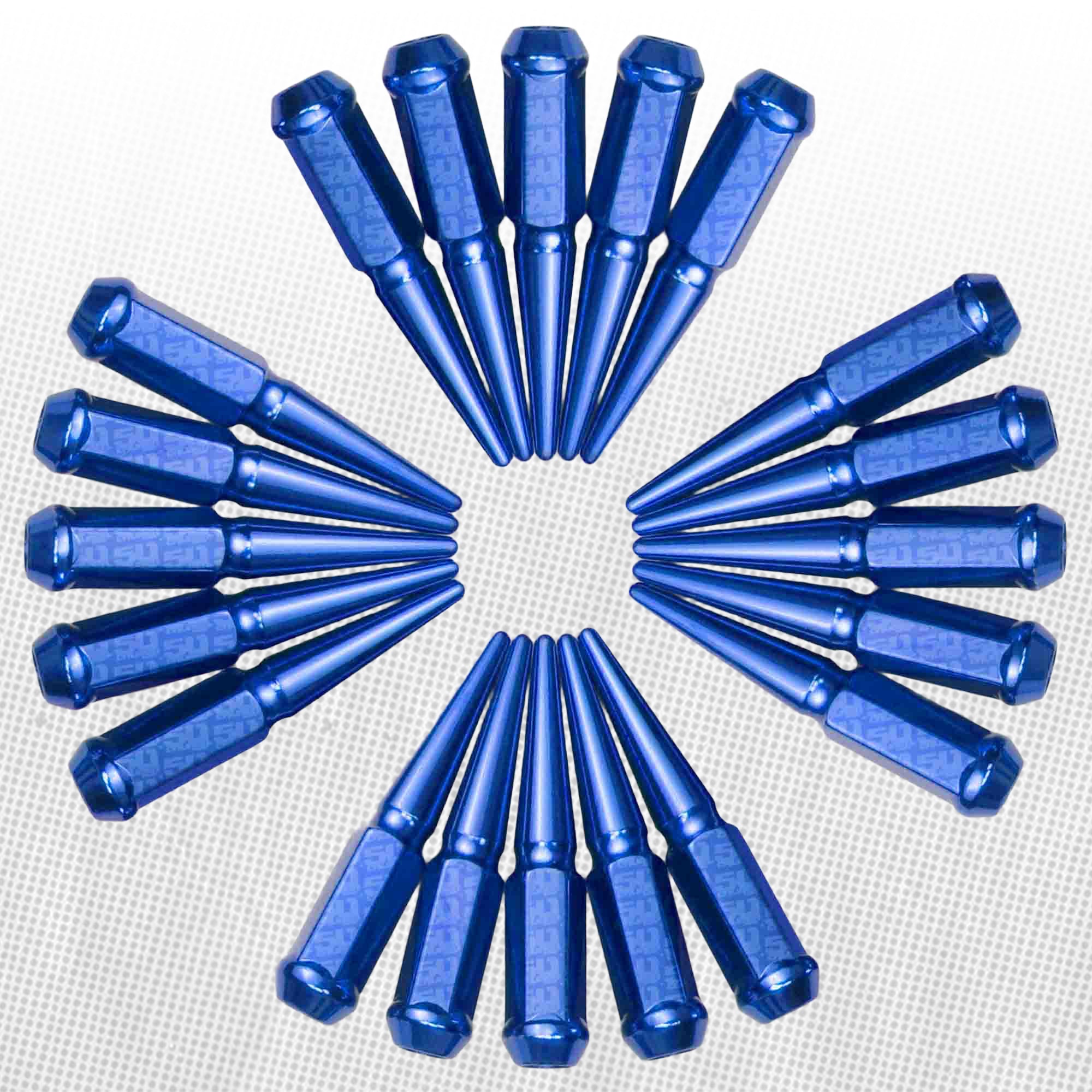14x2.0mm Extended Spike Lug Nuts - 60 Degree Taper Seat