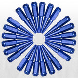 50 Caliber Racing 14x2.0mm Extended Spike Lug Nuts - 60 Degree Taper Seat