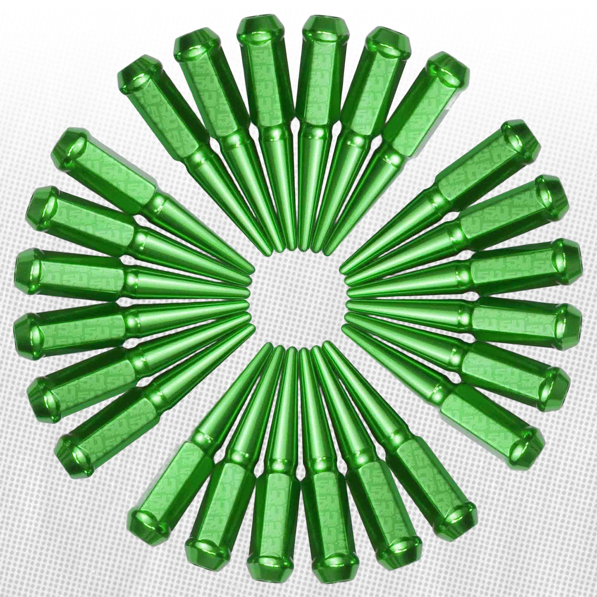 14x2.0mm Extended Spike Lug Nuts - 60 Degree Taper Seat