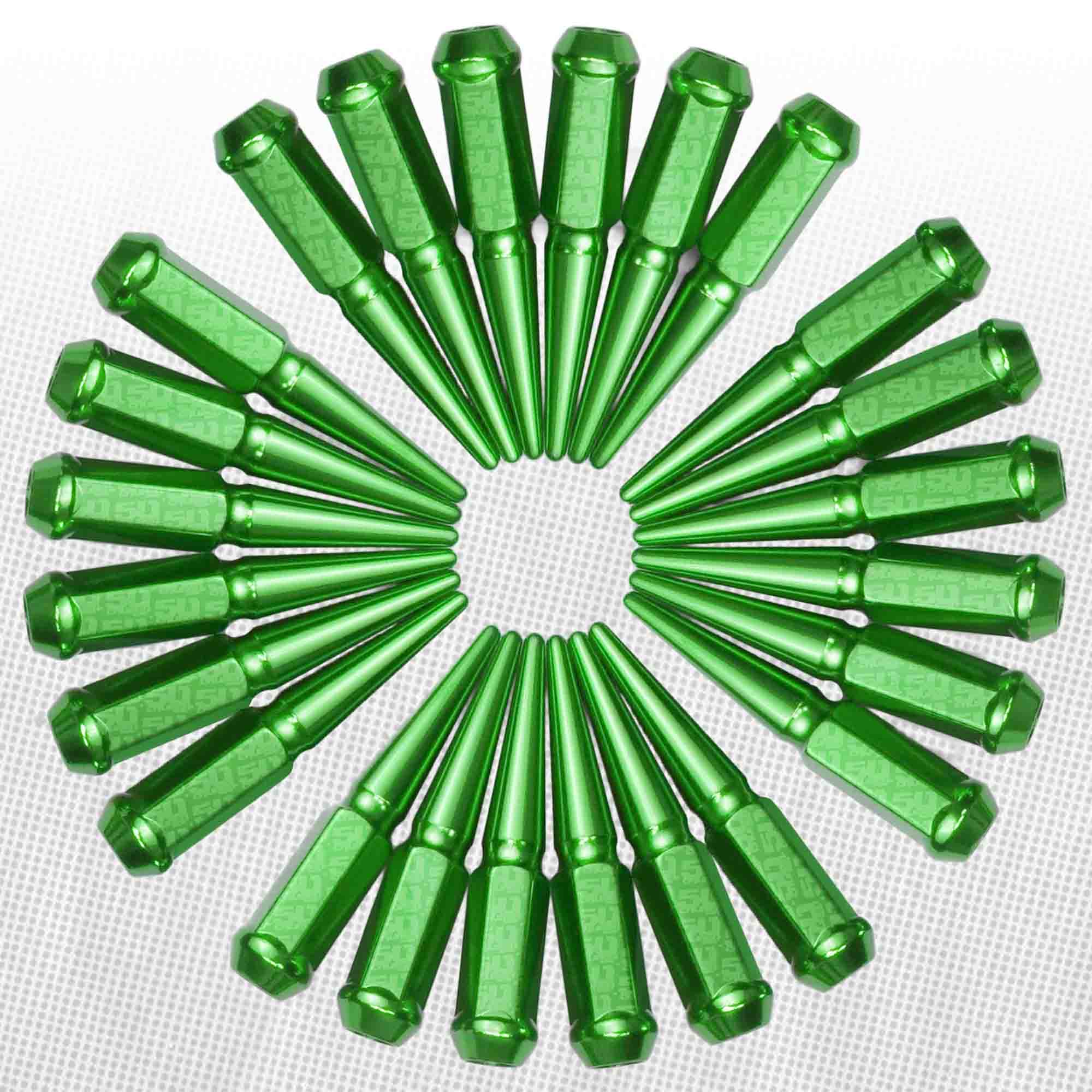 1/2 Inch Extended Spike Lug Nuts - 60 Degree Taper Seat