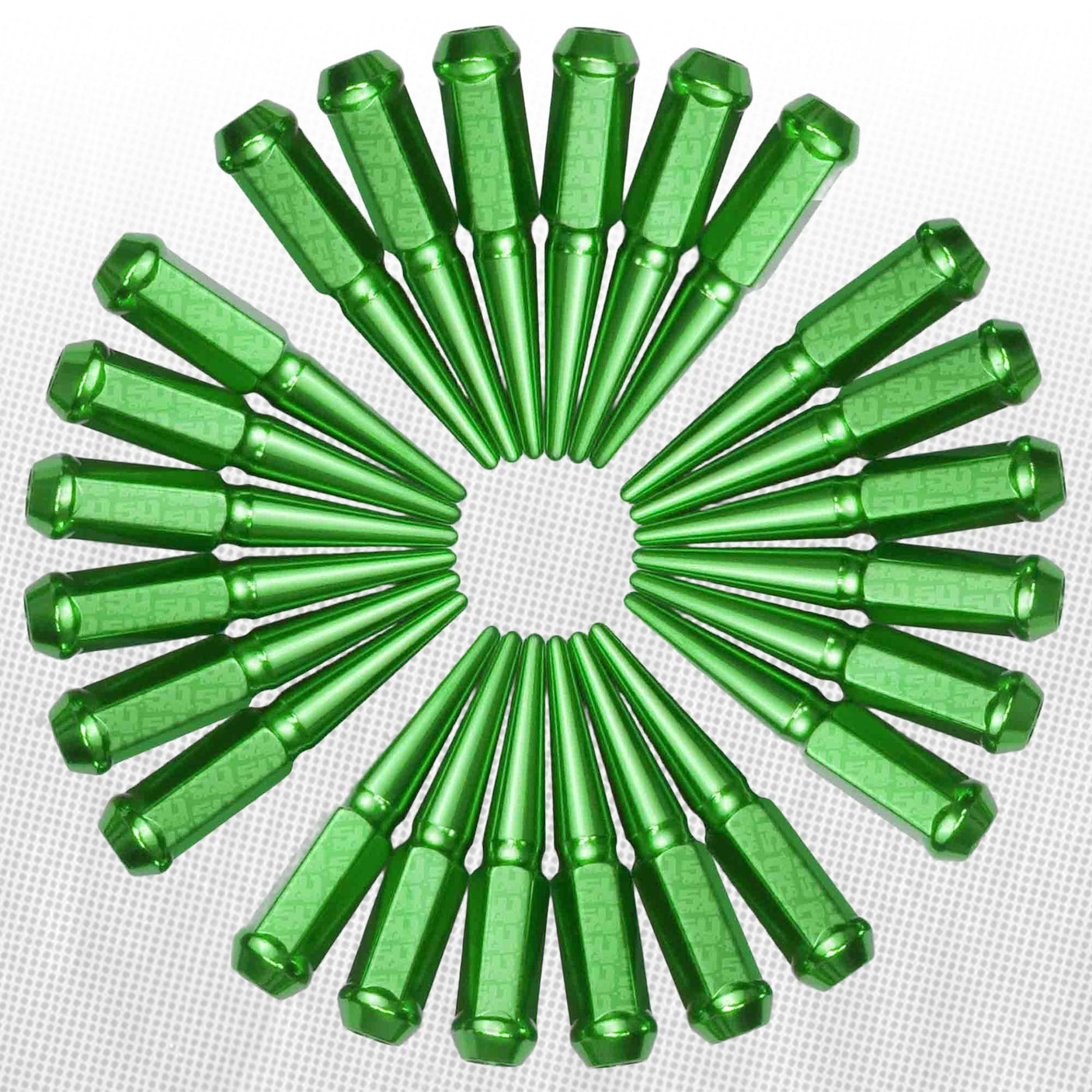 50 Caliber Racing 12x1.25mm Extended Spike Lug Nuts - 60 Degree Taper Seat