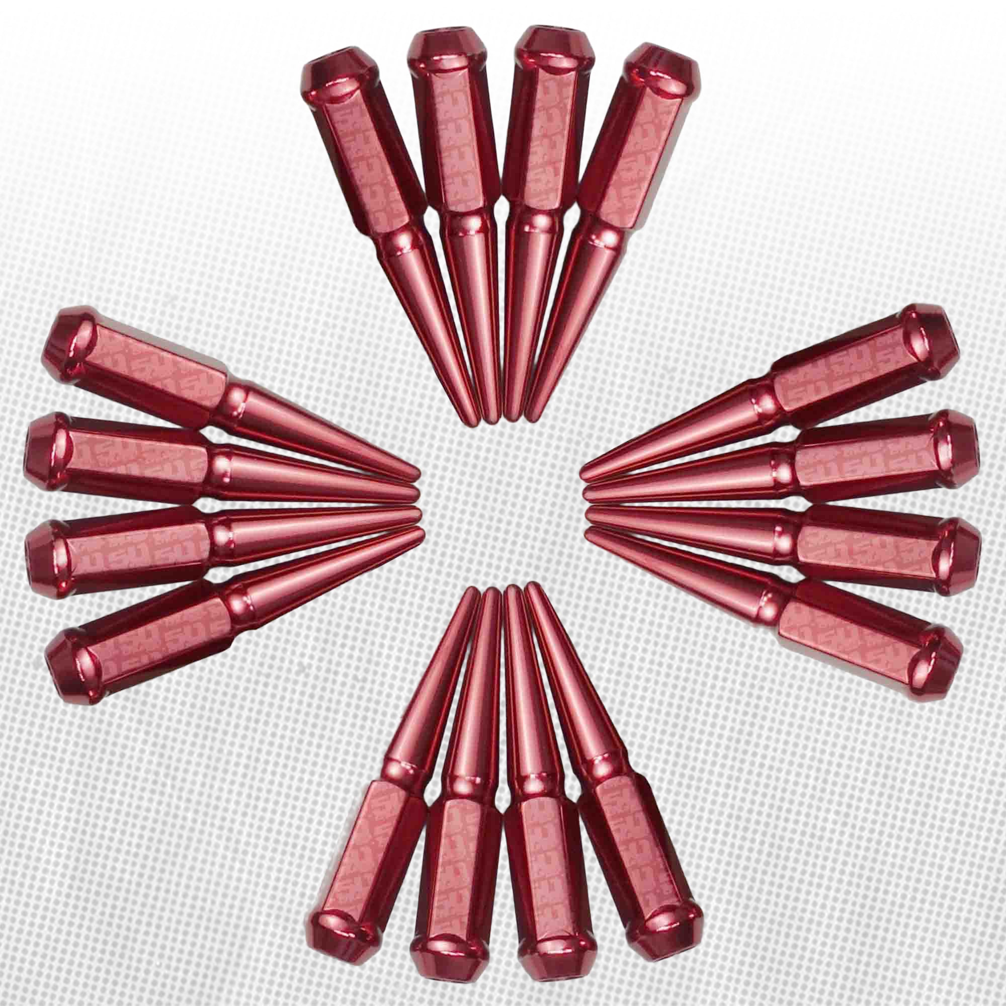 12x1.25mm Extended Spike Lug Nuts - 60 Degree Taper Seat