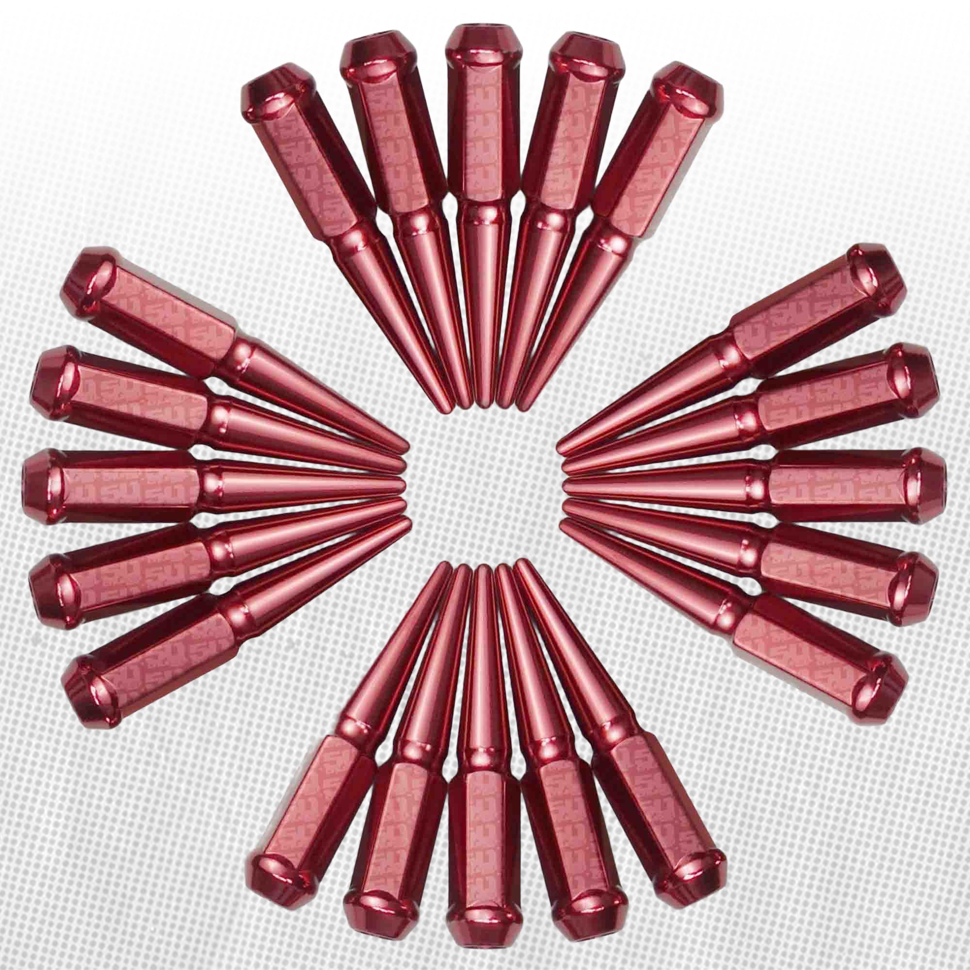 14x2.0mm Extended Spike Lug Nuts - 60 Degree Taper Seat