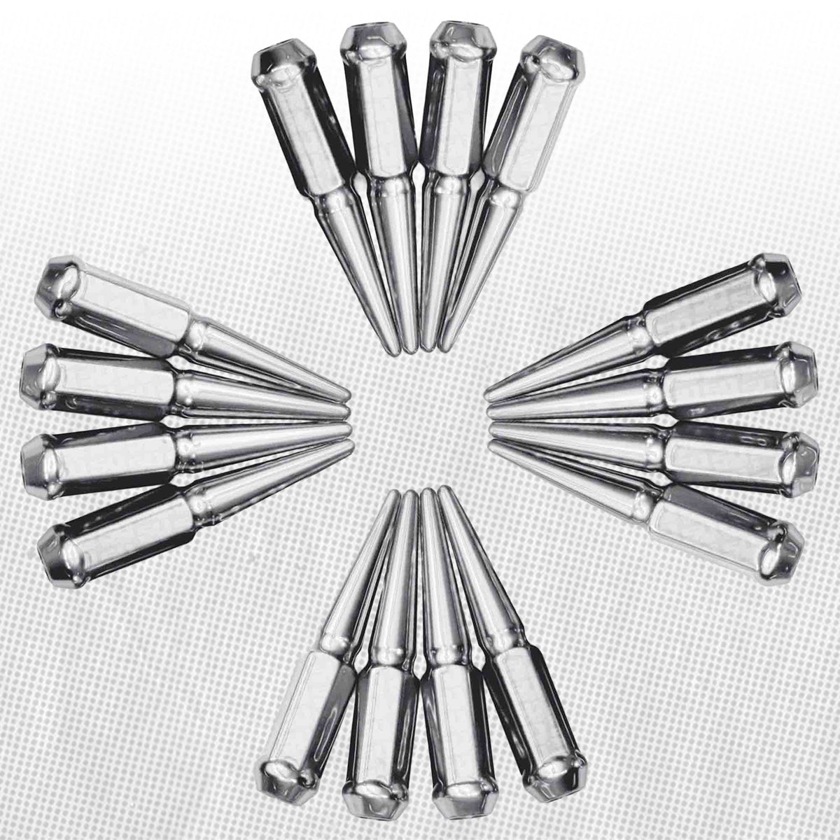 50 Caliber Racing 12x1.5mm Extended Spike Lug Nuts - 60 Degree Taper Seat