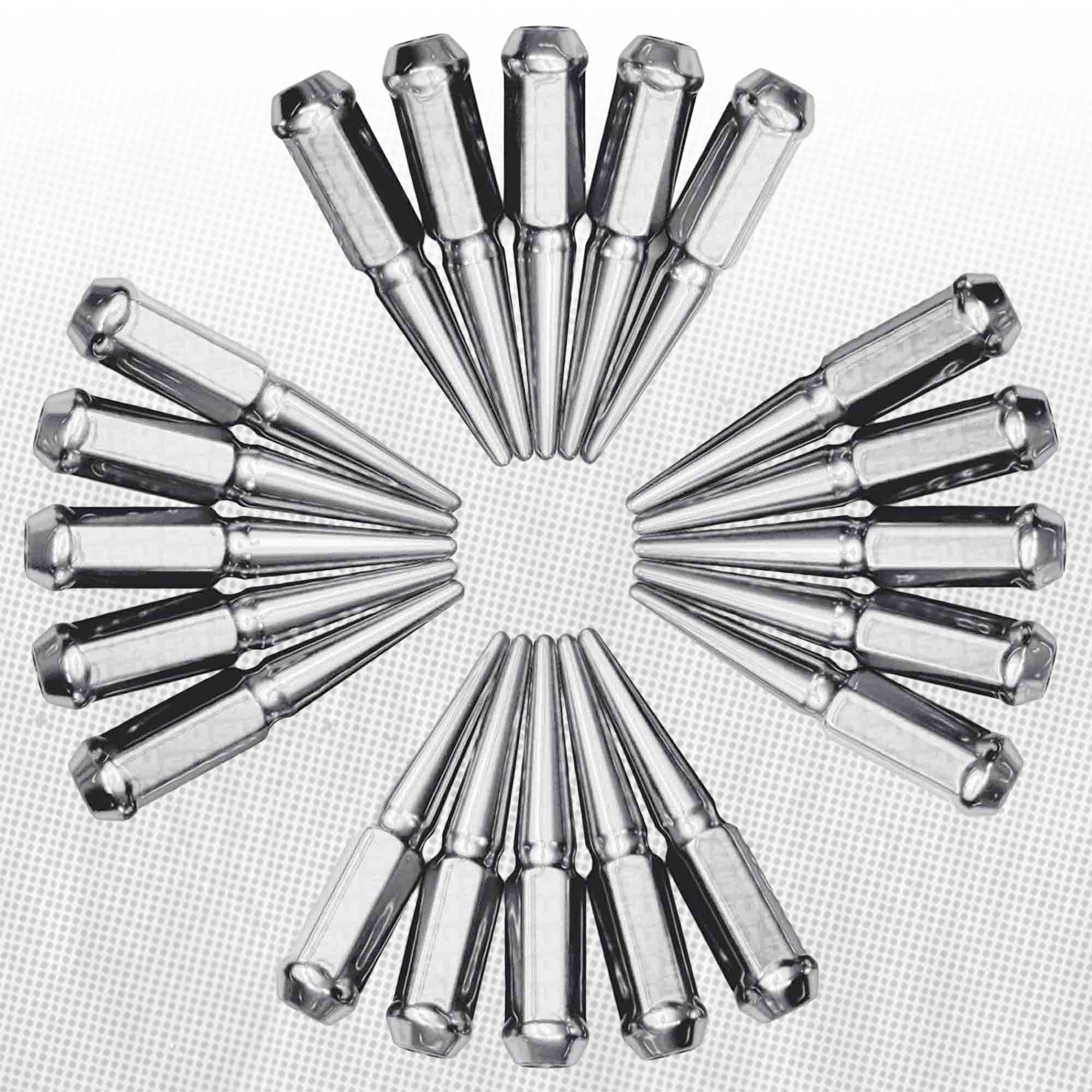 10x1.25mm Extended Spike Lug Nuts (Set of 16)