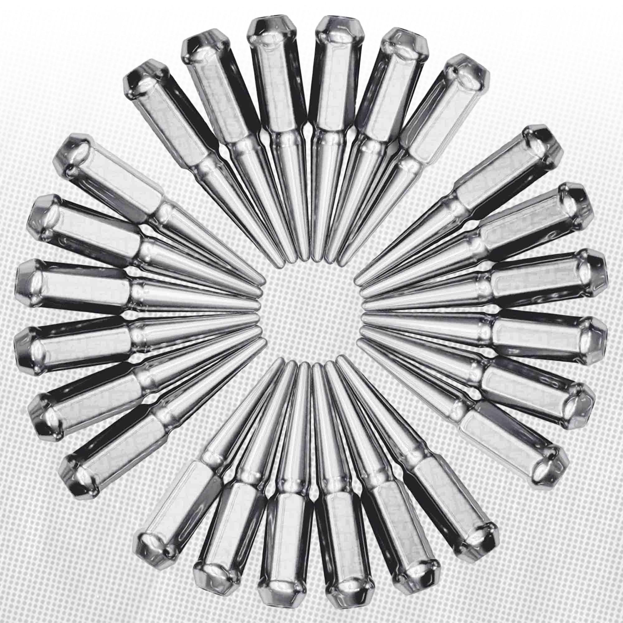 14x2.0mm Extended Spike Lug Nuts - 60 Degree Taper Seat