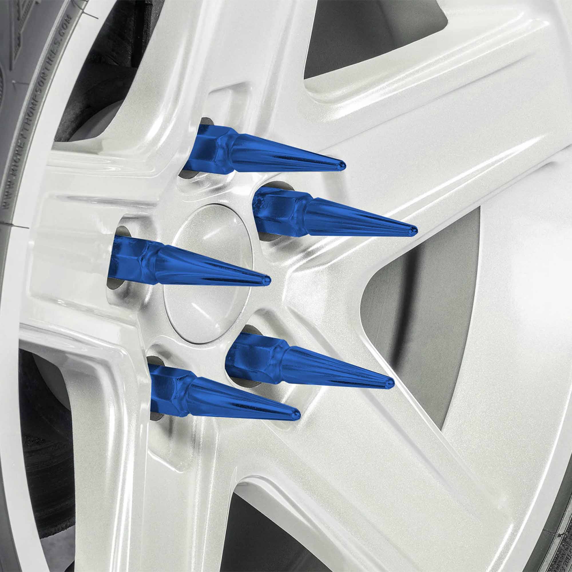 1/2 Inch Extended Spike Lug Nuts - 60 Degree Taper Seat