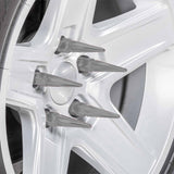 50 Caliber Racing 1/2 Inch Extended Spike Lug Nuts - 60 Degree Taper Seat