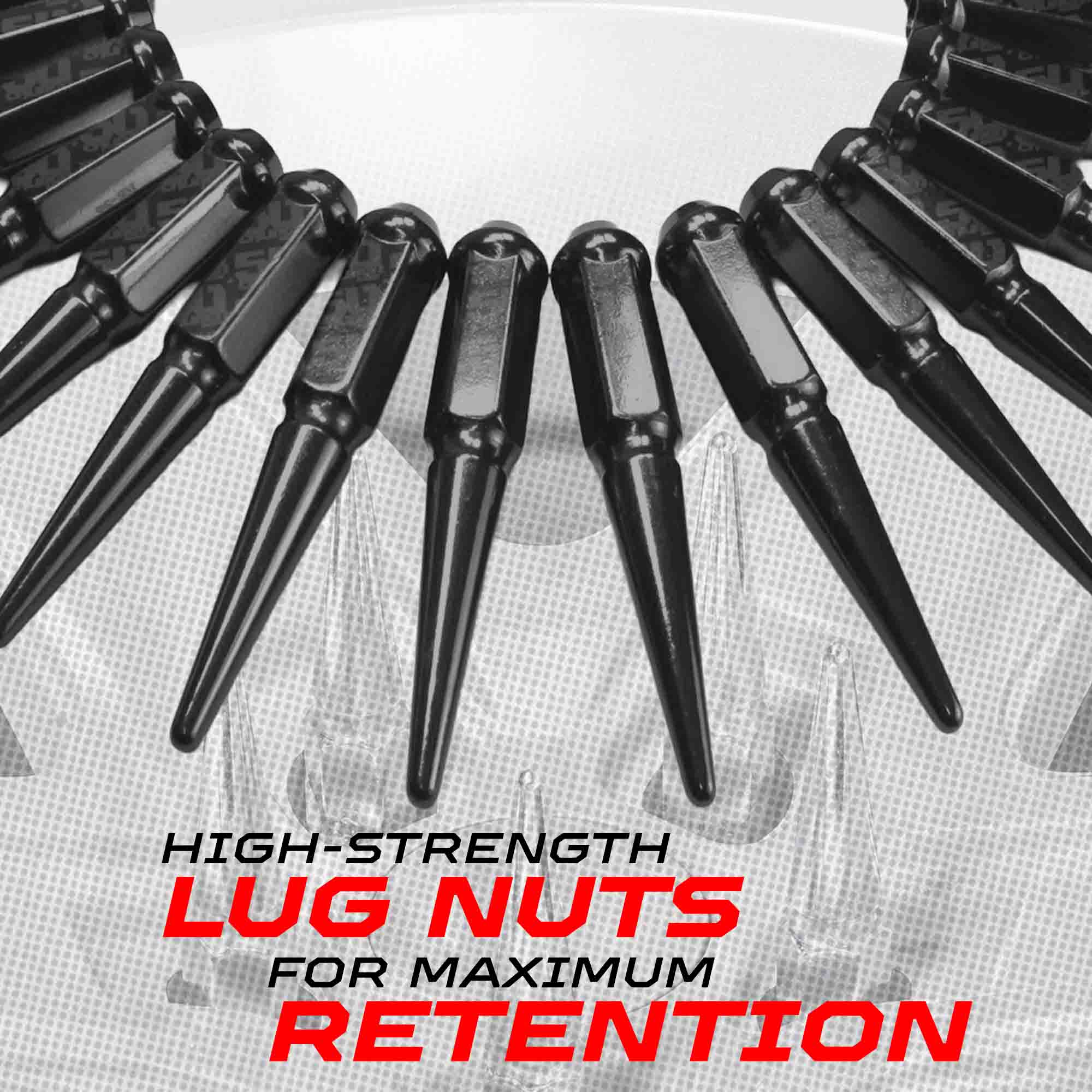 Spike Lug Nuts for RZR XP1000 Can-Am X3