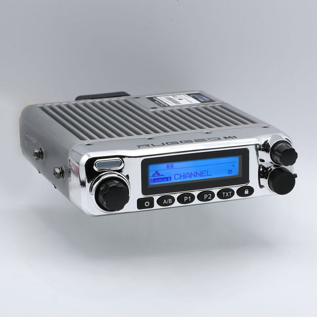 Photo of Waterproof VHF Mobile Radio - Digital and Analog - Model M1-V - CHROME - Limited Edition by Rugged Radios - Premium for UTVs / Side by Sides