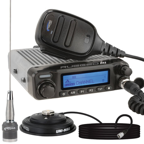 Photo of Radio Kit - Rugged M1 RACE SERIES Waterproof Mobile with Antenna - Digital and Analog by Rugged Radios - Premium for UTVs / Side by Sides