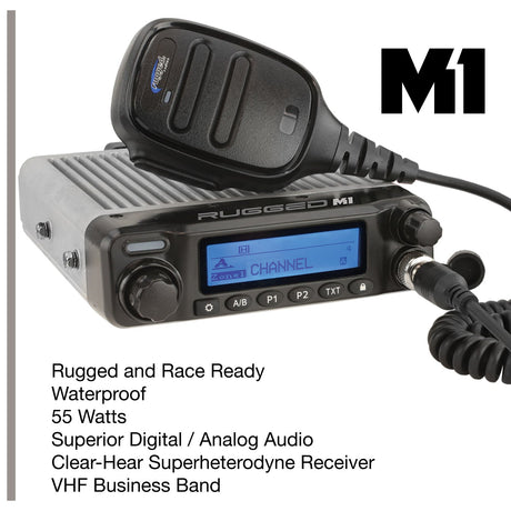 Photo of RAM TRX Two-Way Mobile Radio Kit by Rugged Radios - Premium for UTVs / Side by Sides