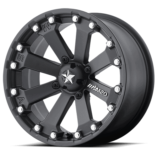 Photo of MSA M20 Kore - Matte Black by MSA Offroad Wheels - Premium for UTVs / Side by Sides