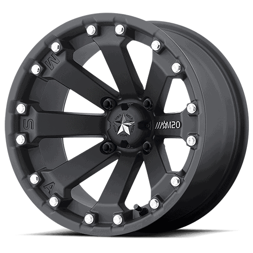 Photo of MSA M20 Kore - Matte Black by MSA Offroad Wheels - Premium for UTVs / Side by Sides