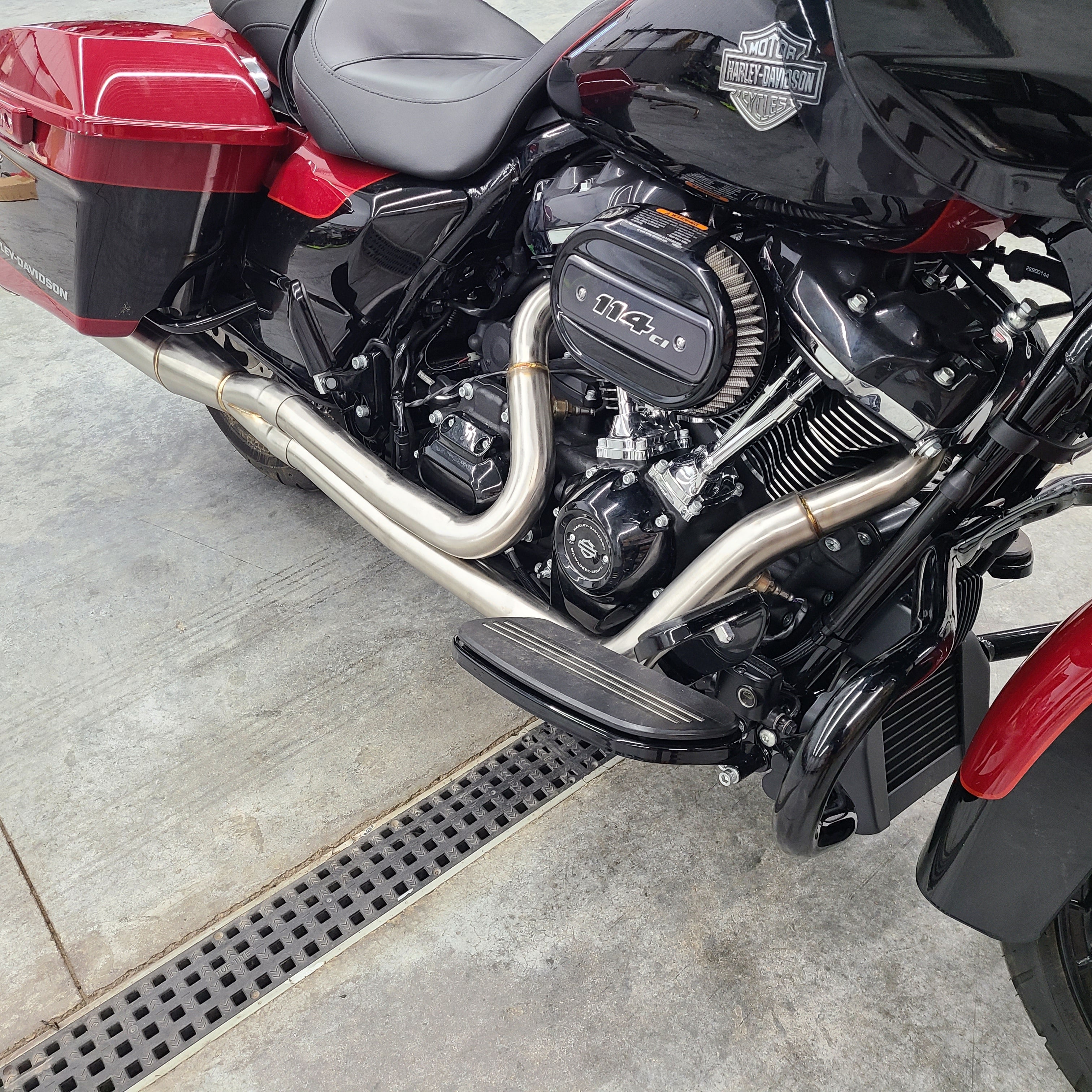 Harley Davidson Full Length 2-1 Touring Bagger Exhaust 2017+ M8 107 114 117