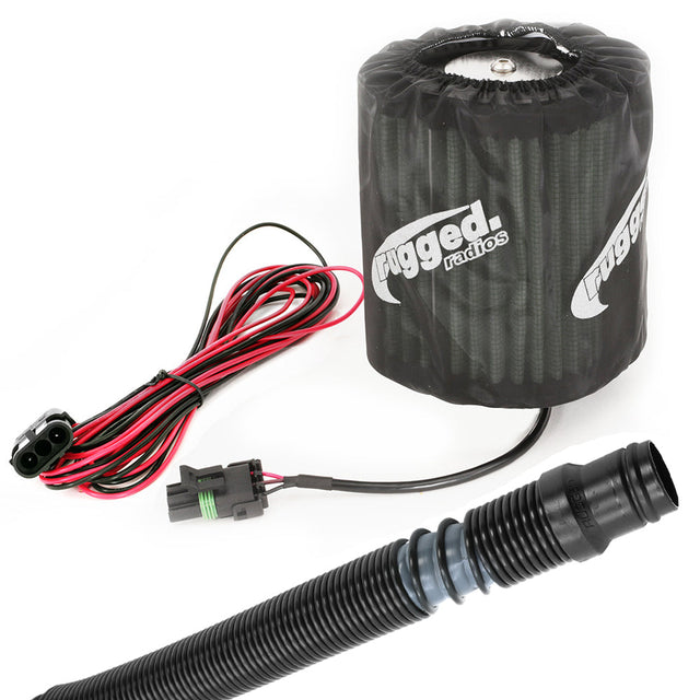 Photo of MAC-1X Single Person High Output Helmet Air Pumper (Bundle) by Rugged Radios - Premium for UTVs / Side by Sides