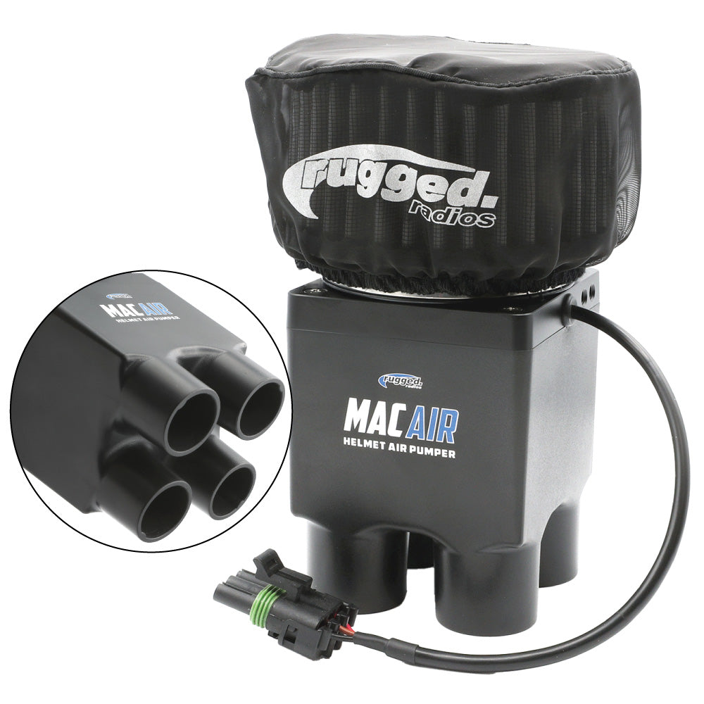 Photo of MAC Air 4-Person Helmet Air Pumper (Pumper Only) by Rugged Radios - Premium for UTVs / Side by Sides
