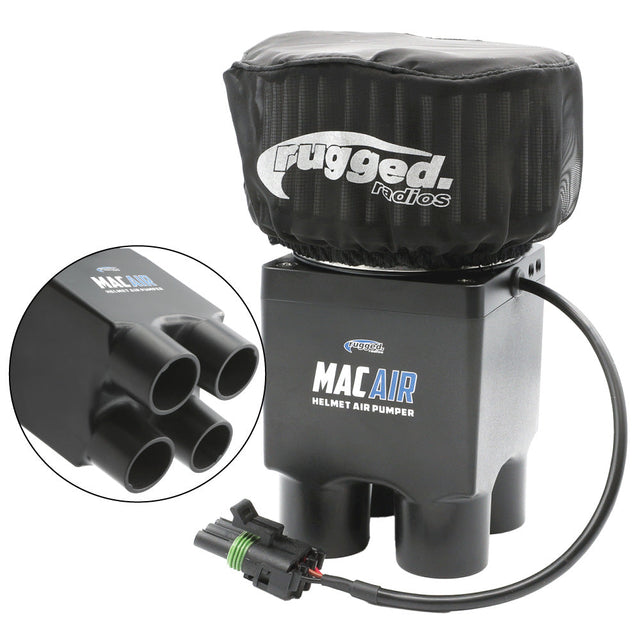 Photo of MAC Air 4-Person Helmet Air Pumper (Pumper Only) by Rugged Radios - Premium for UTVs / Side by Sides