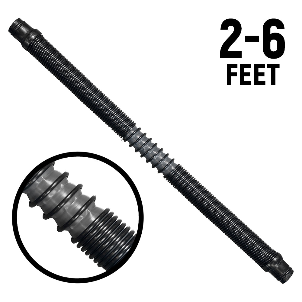 Photo of Ultra Flex Expandable Helmet Air Pumper Hose - 2 to 6 Feet by Rugged Radios - Premium for UTVs / Side by Sides