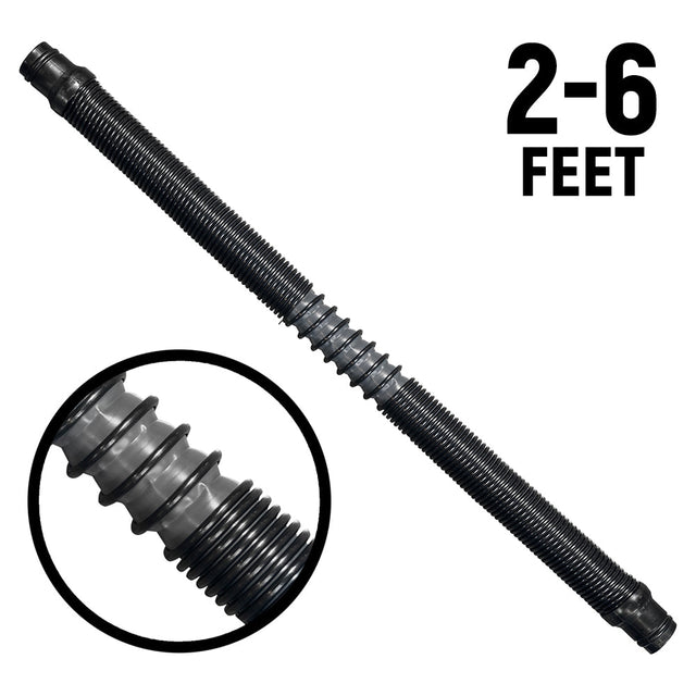Photo of Ultra Flex Expandable Helmet Air Pumper Hose - 2 to 6 Feet by Rugged Radios - Premium for UTVs / Side by Sides