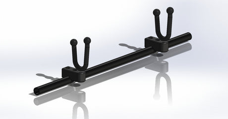 Qwik Rax Horizontal Round Tube Rifle Mount | Single Place Accessory
