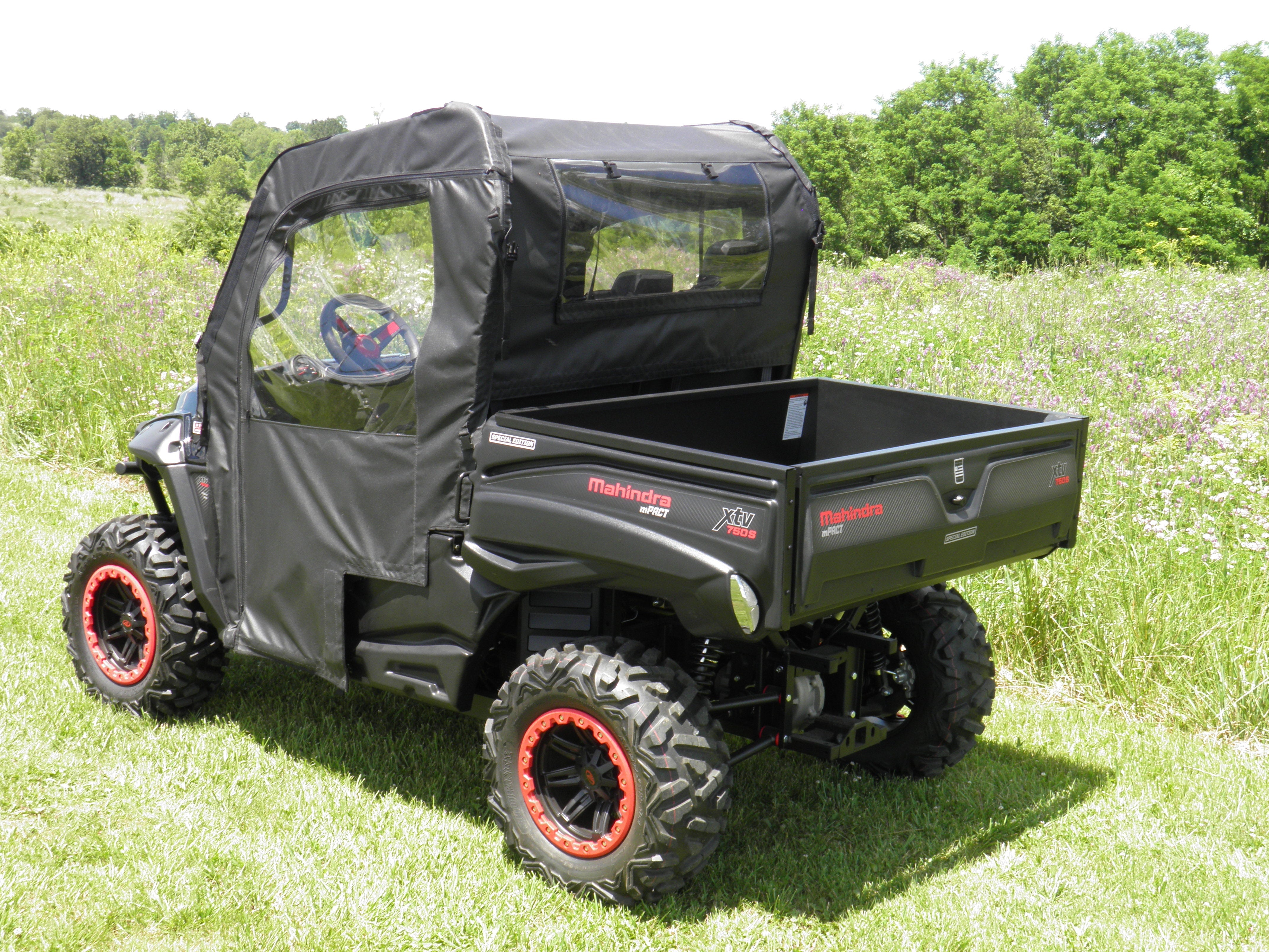 Photo of Mahindra 750/1000 - Door/Rear Window Combo by 3 Star UTV - Premium Enclosures for UTVs / Side by Sides