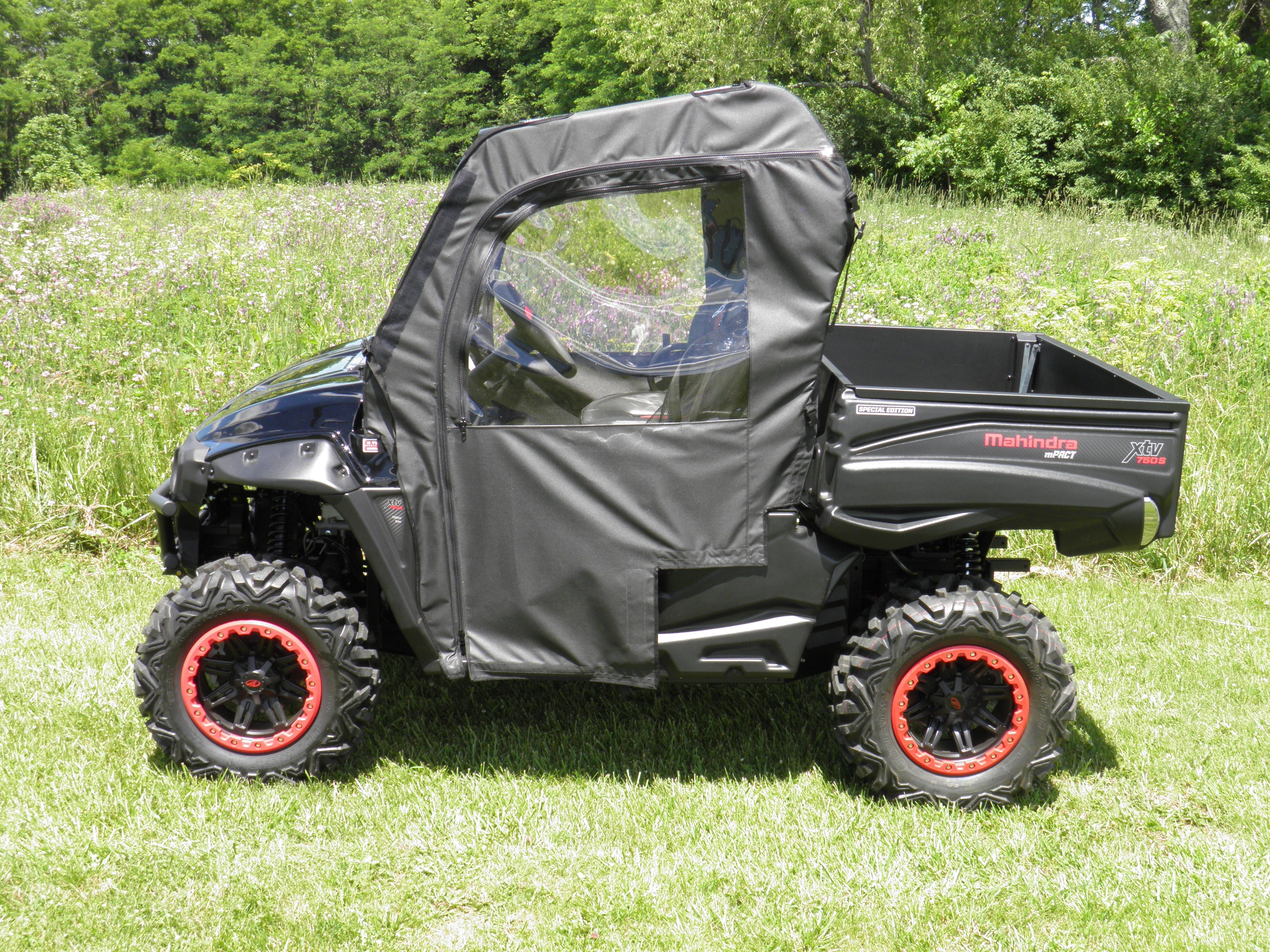 Photo of Mahindra 750/1000 - Door/Rear Window Combo by 3 Star UTV - Premium Enclosures for UTVs / Side by Sides