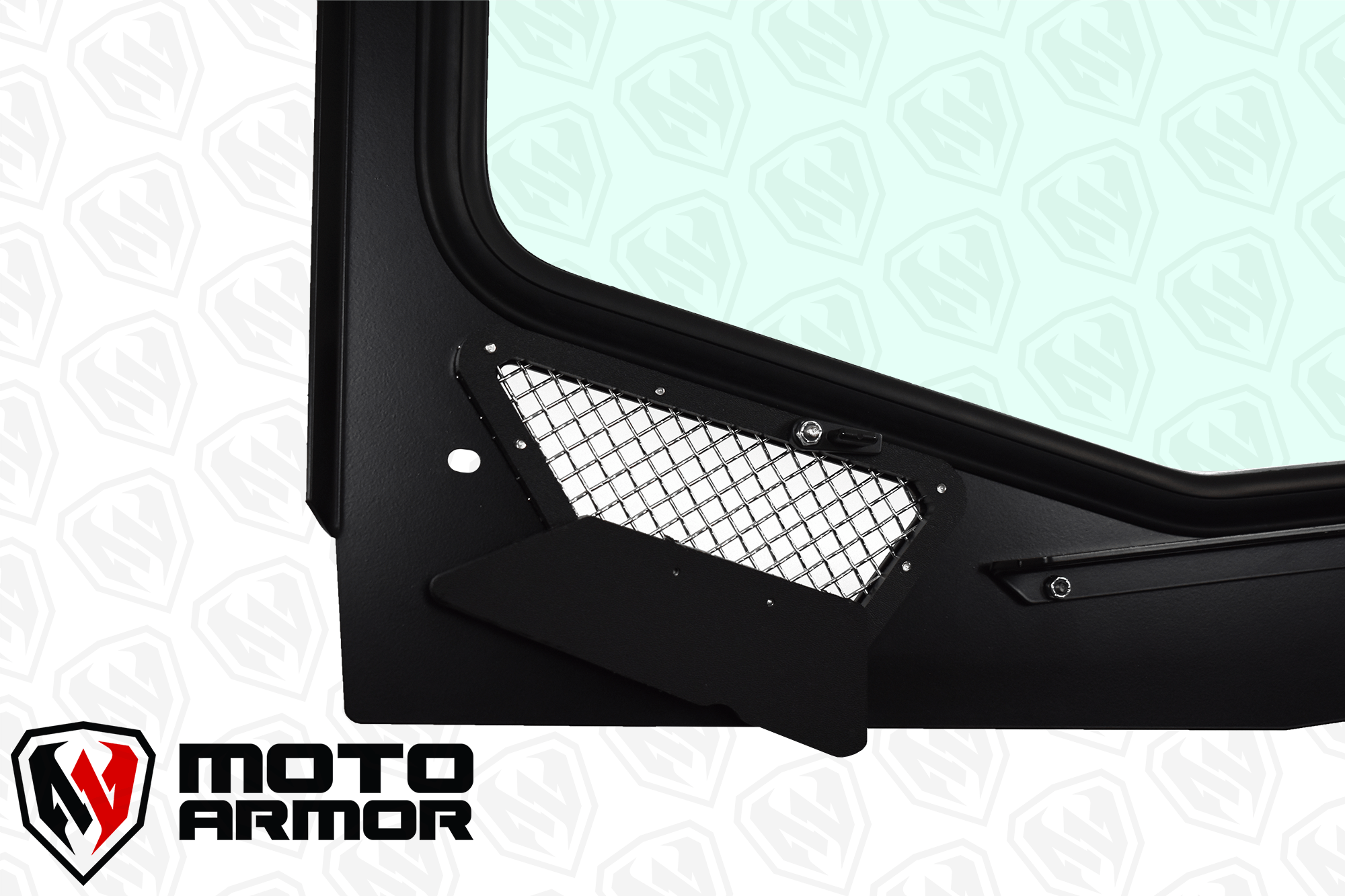 Photo of KRX Full Glass Windshield with Vents by Moto Armor - Premium for UTVs / Side by Sides