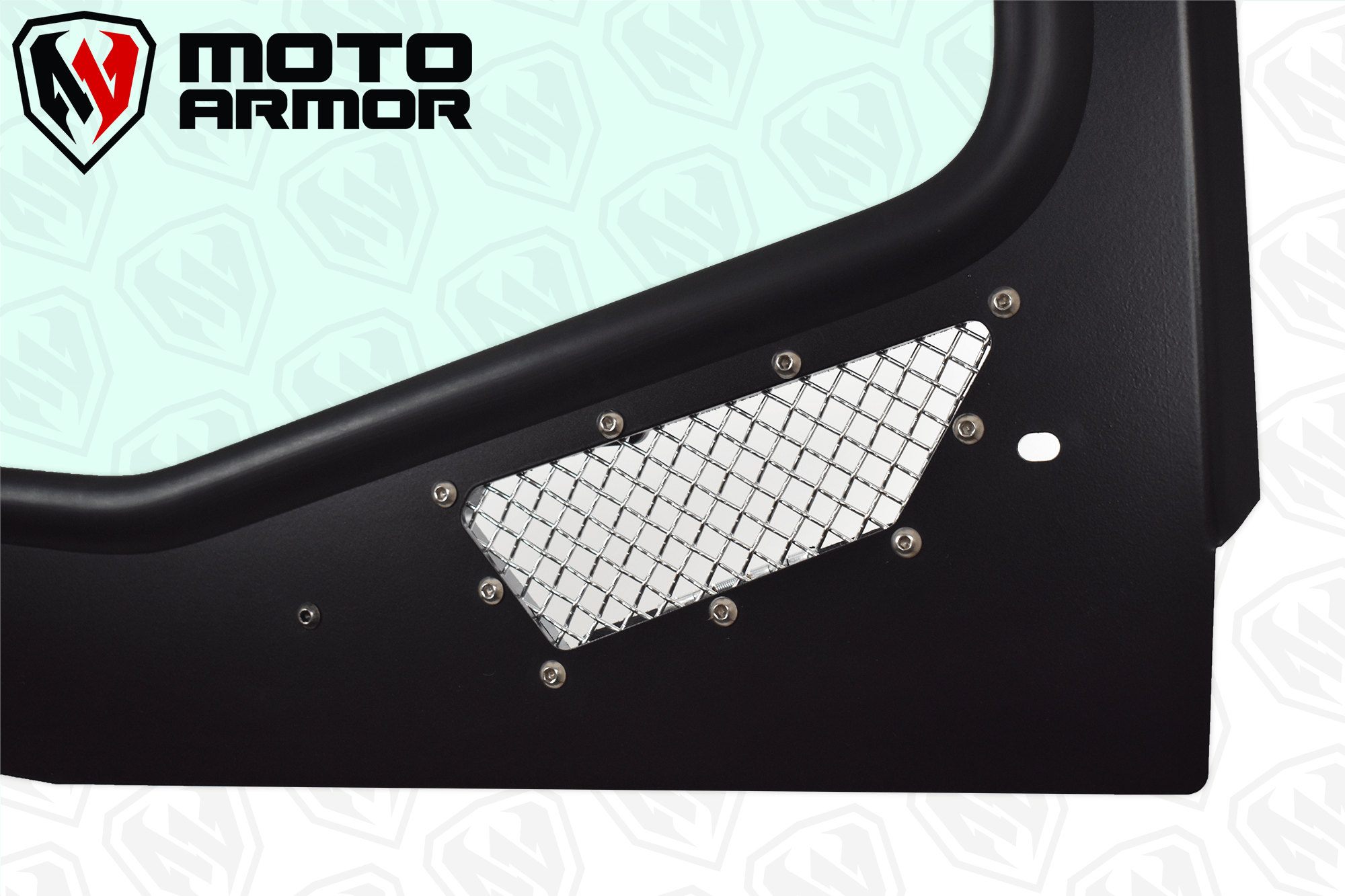 Photo of KRX Full Glass Windshield with Vents by Moto Armor - Premium for UTVs / Side by Sides
