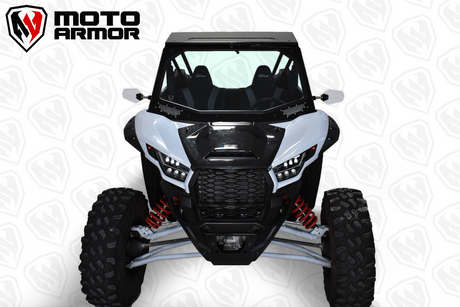 Photo of KRX Full Glass Windshield with Vents by Moto Armor - Premium for UTVs / Side by Sides