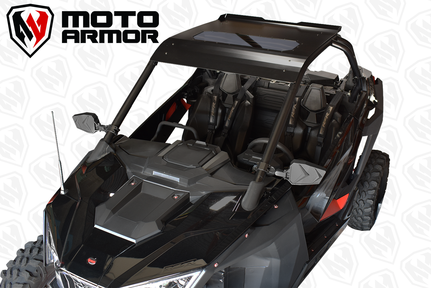Photo of Aluminum Roof (With Sunroof) RZR PRO XP 2 & RZR TURBO R 2 Seat by Moto Armor - Premium for UTVs / Side by Sides