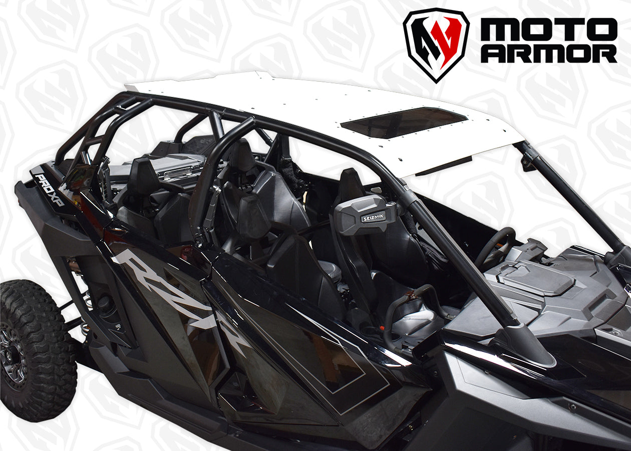 Photo of Aluminum Roof (With Sunroof) RZR PRO XP 4 & RZR TURBO R 4 by Moto Armor - Premium for UTVs / Side by Sides