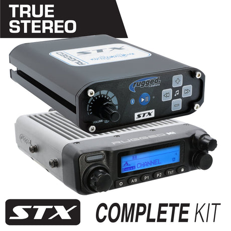 Photo of STX STEREO Complete Master Communication Kit with Intercom and 2-Way Radio by Rugged Radios - Premium for UTVs / Side by Sides