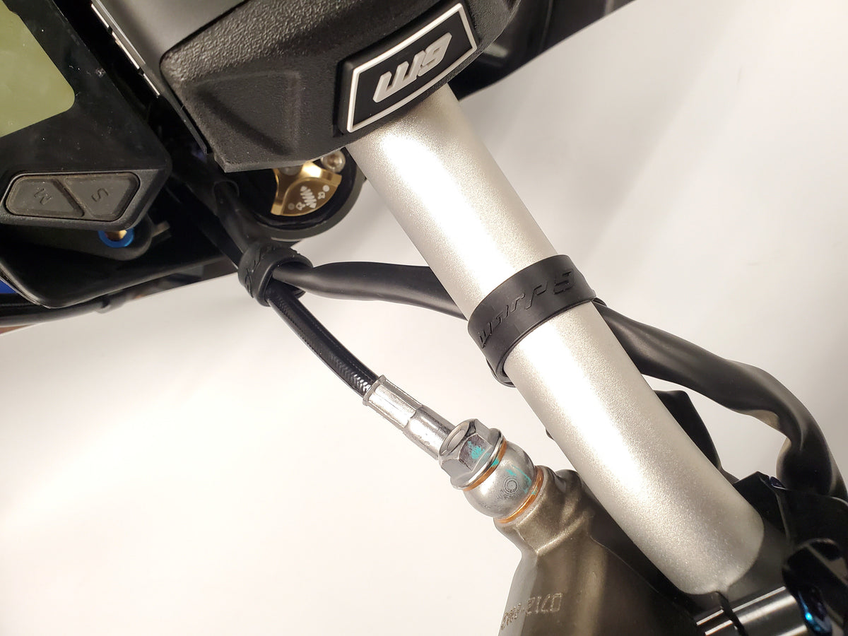 Rubber Handlebar Tie Kit - Adjustable & Reusable