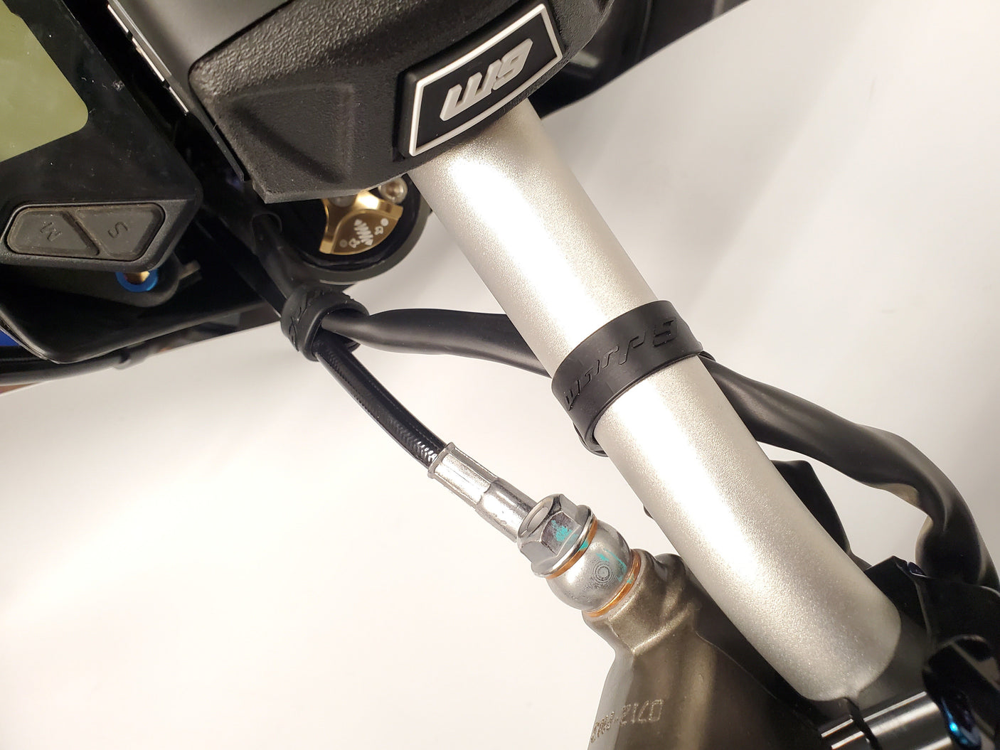 Rubber Handlebar Tie Kit - Adjustable & Reusable