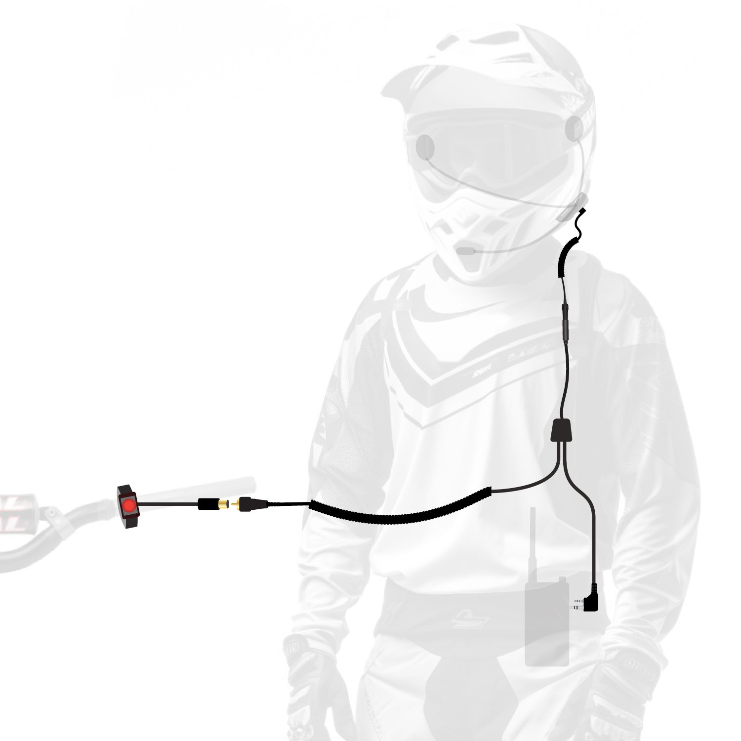 Photo of BT2 Harness Kit Only by Rugged Radios - Premium for UTVs / Side by Sides