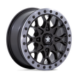 Photo of MSA M48 Portal Beadlock - Satin Black w/ Gray Tint Ring by MSA Offroad Wheels - Premium for UTVs / Side by Sides