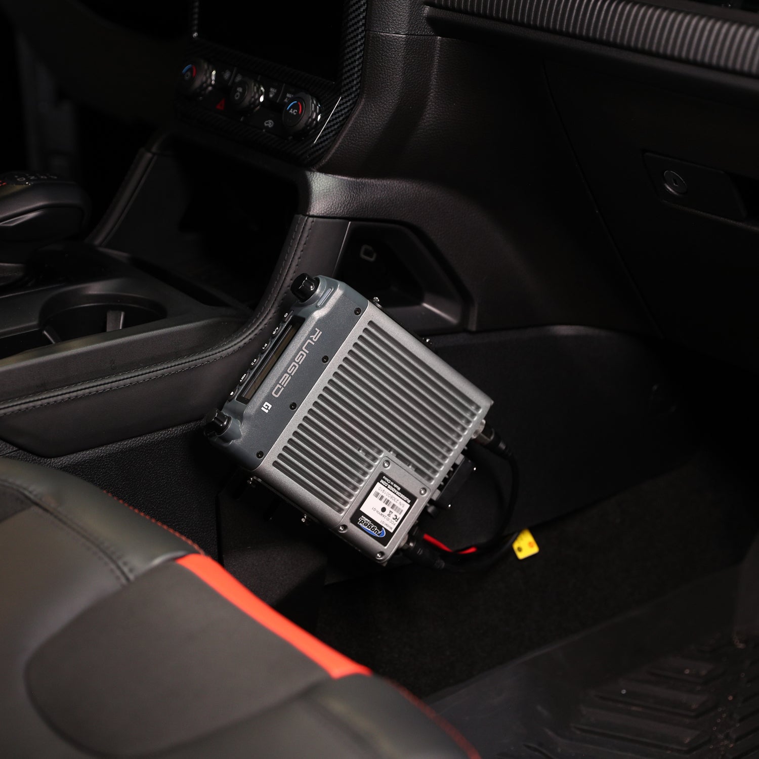 Photo of Ford Ranger Mobile Radio Mount for Center Console by Rugged Radios - Premium for UTVs / Side by Sides