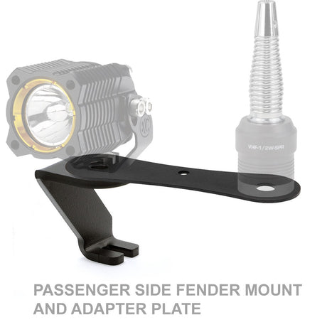 Photo of A-Pillar Antenna Mount Ford F-Series Chevy GMC Silverado Dodge Ram by Rugged Radios - Premium for UTVs / Side by Sides