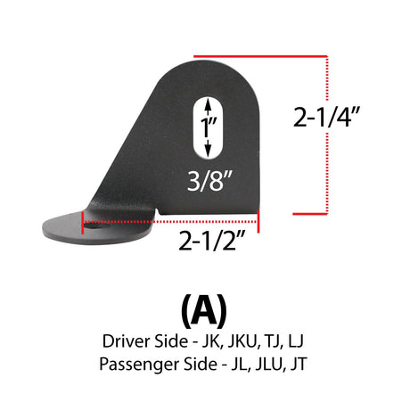 Photo of Antenna Mount for Jeep Wrangler TJ, LJ, JK, JL and Gladiator JT by Rugged Radios - Premium for UTVs / Side by Sides