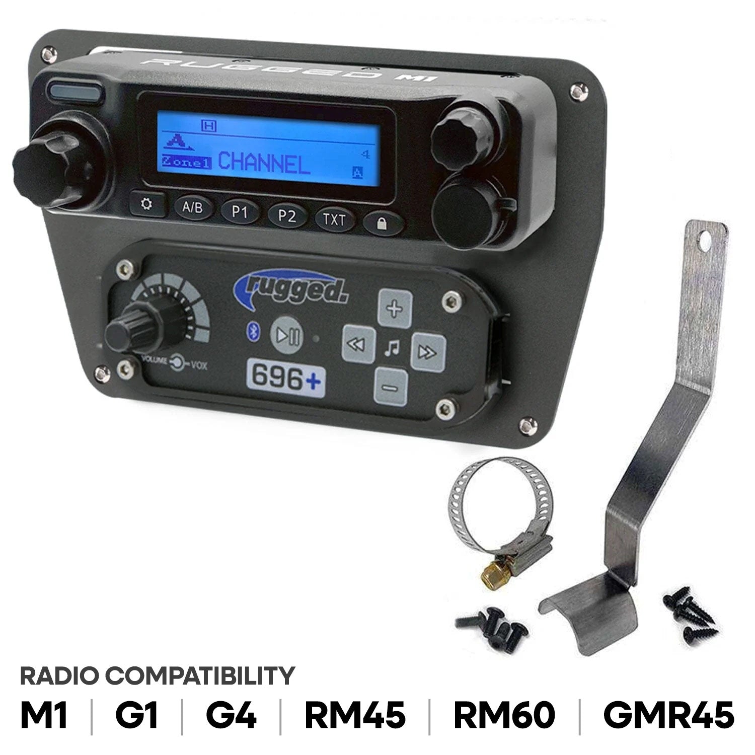 Photo of Can-Am Commander Intercom and Radio Mount by Rugged Radios - Premium for UTVs / Side by Sides
