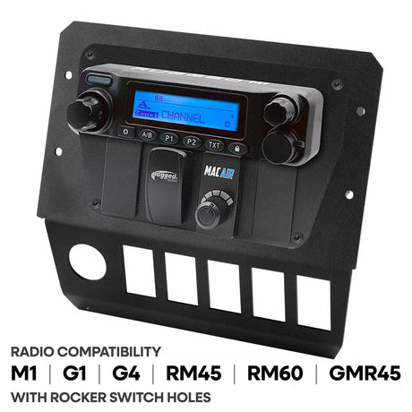Photo of Polaris General Multi Mount Kit for Radio and Intercom by Rugged Radios - Premium for UTVs / Side by Sides