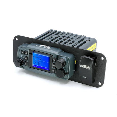 Photo of In-Dash Mount for GMR25 / ABM25 Mobile Radios with Switch Hole by Rugged Radios - Premium for UTVs / Side by Sides